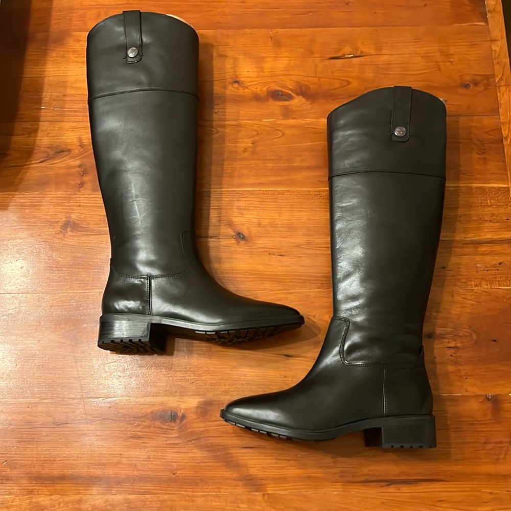 NIB Sam Edelman Drina black leather boots